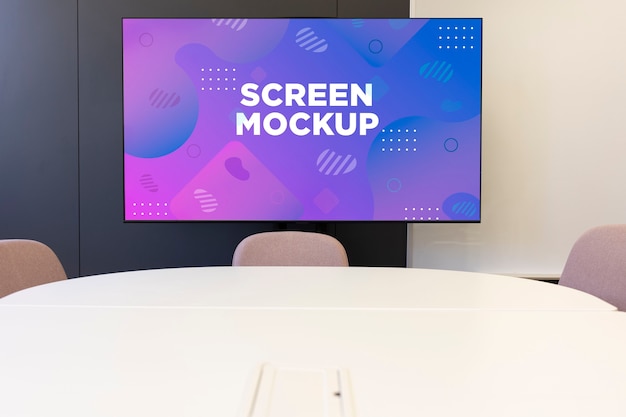 Conference room mockup design