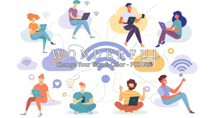 PSD 기술 을 사용 하는 연결 된 사람 들