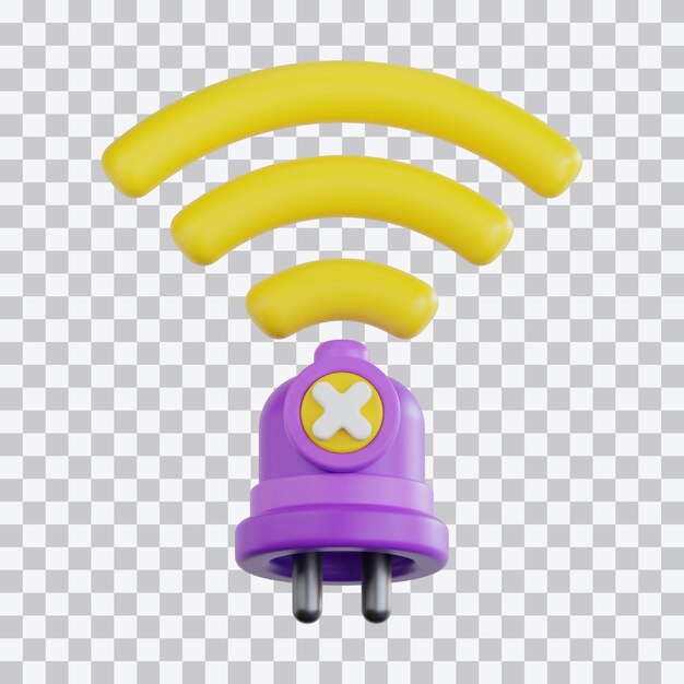 Connection Lost 3d Illustration