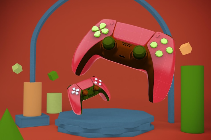 PSD console illustration