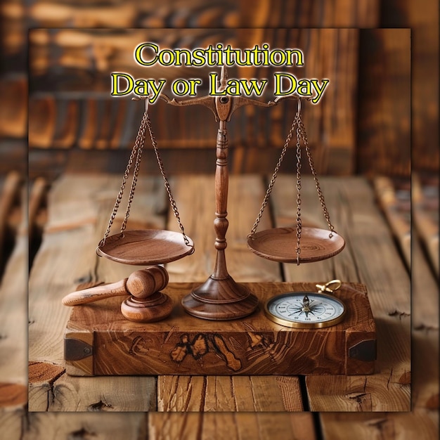 PSD constitution day or law day for social media design