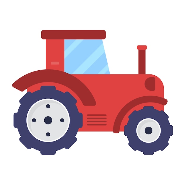 PSD construction and agriculture vehicle isolated