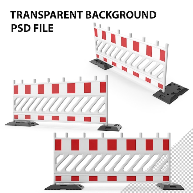 PSD barriera di costruzione png