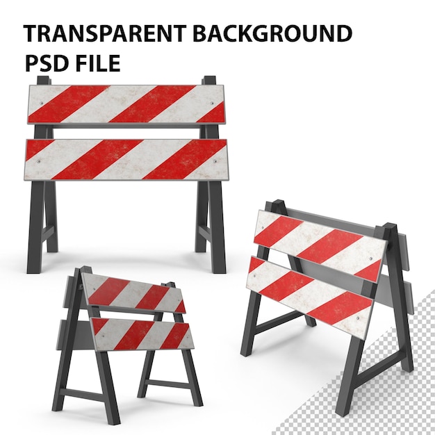 PSD construction barrier png