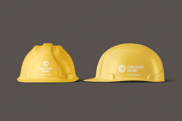 PSD construction helmet mockup