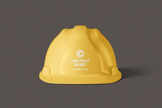 PSD construction helmet mockup