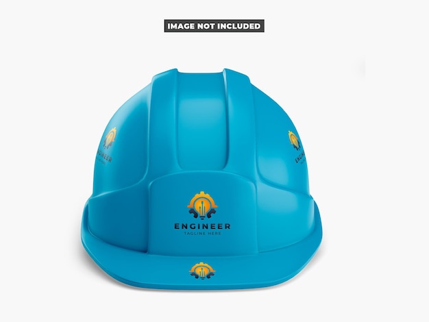 Construction helmet mockup