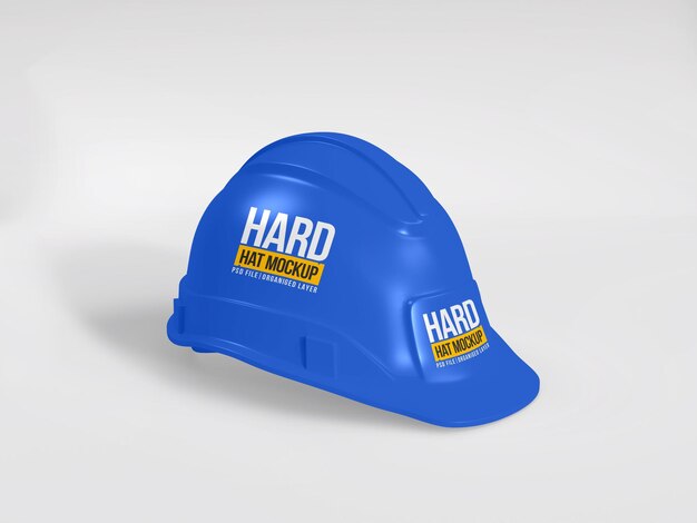 PSD construction helmet mockup
