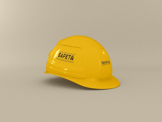 Construction helmet mockup