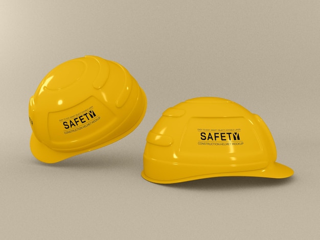 PSD construction helmet mockup