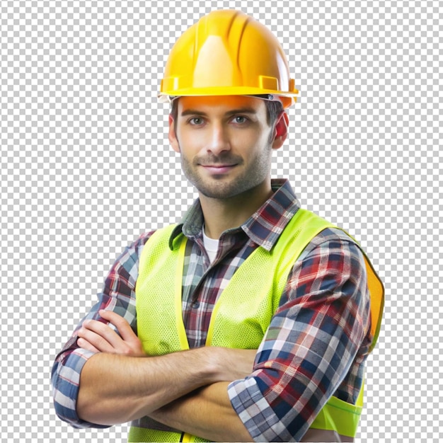 construction worker crossed arms