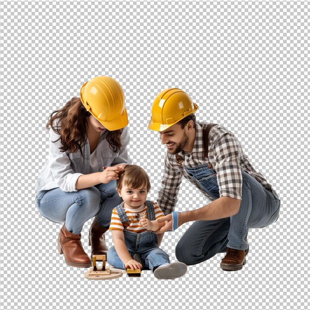 PSD constructors family portrait