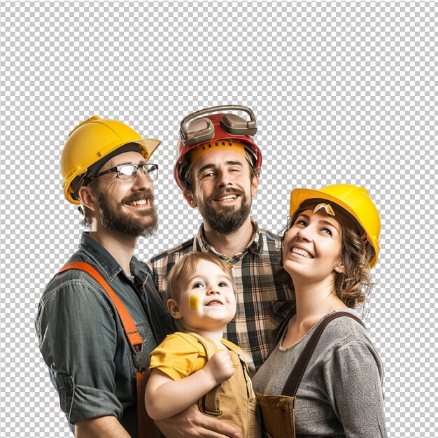 PSD constructors family portrait