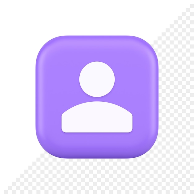 PSD contact staff call button corporate member communication chat internet service 3d icon