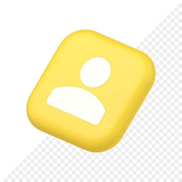 Contact staff call button corporate member communication chat internet service 3d isometric icon