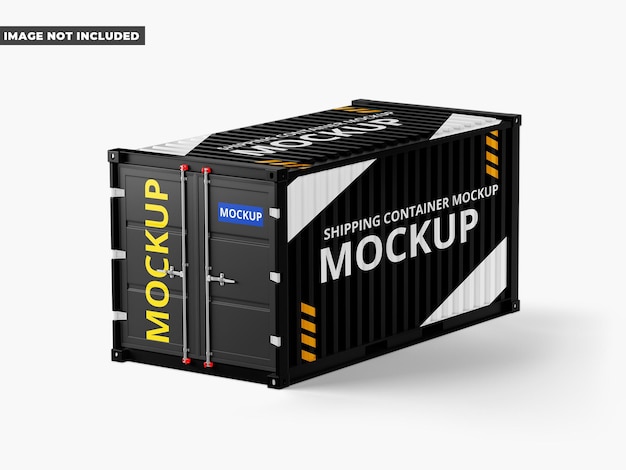 PSD container mockup