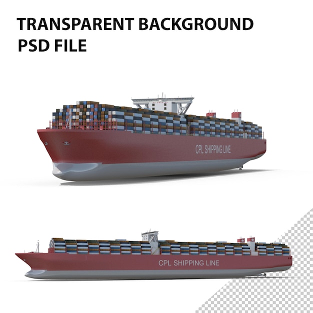 Container Ship PNG