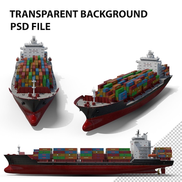 PSD nave portacontainer png