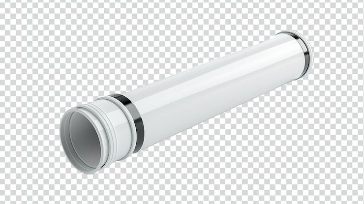 PSD container tube isolated on transparent background