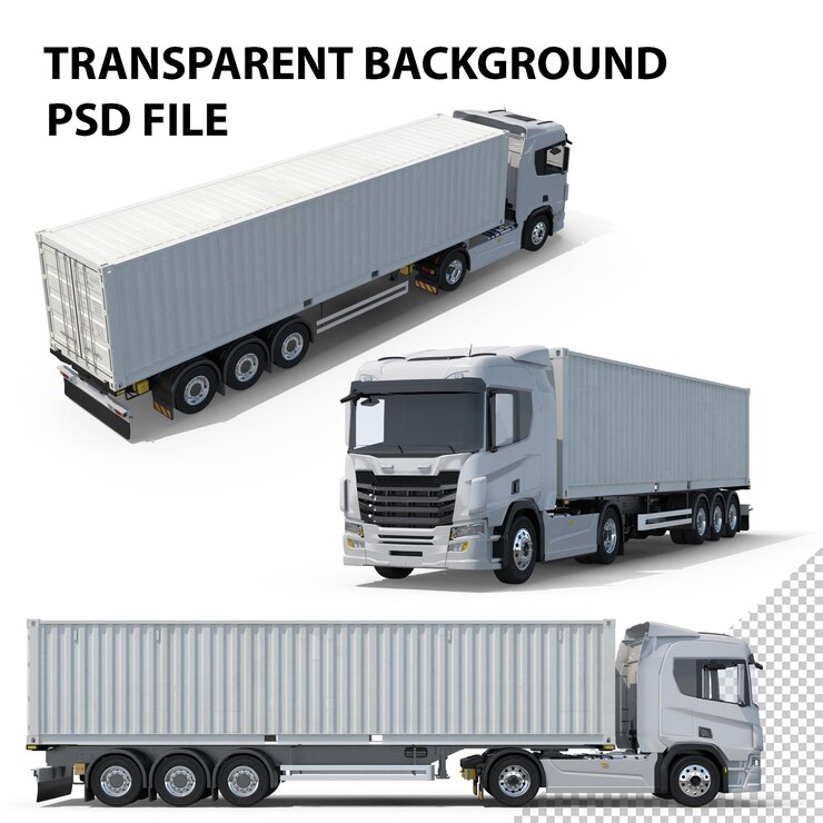 PSD containervoertuig png