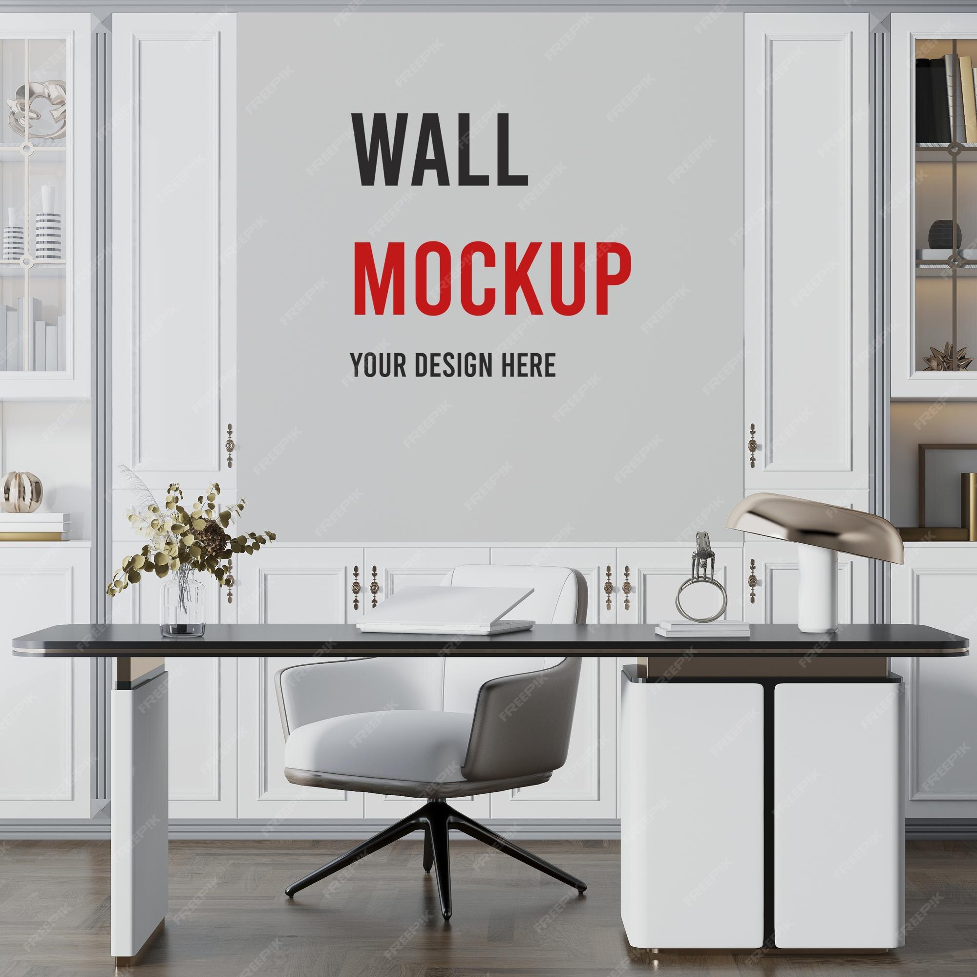 Premium PSD | Contemporary office wall background