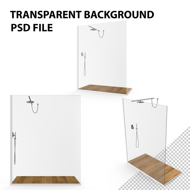 PSD contemporary shower png