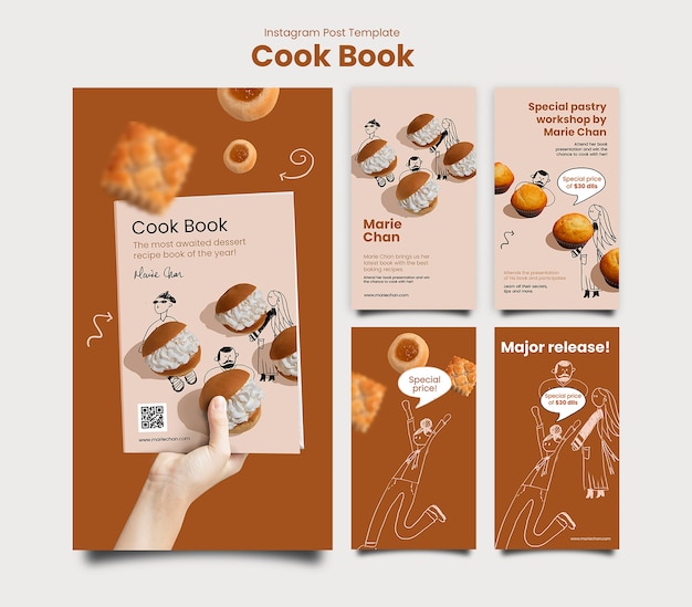 Cookbook recepten instagram verhalen