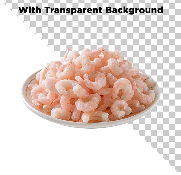 Cooked Shrimp on a Plate