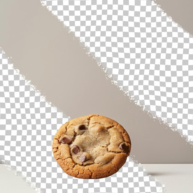 PSD a cookie with a cookie on the bottom and the bottom half of it