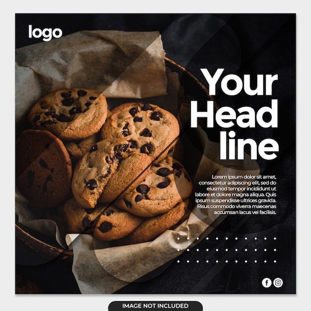 Cookies instagram template