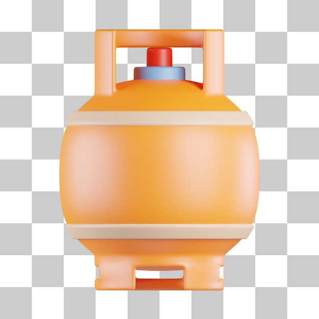 Icona 3d del gas di cottura