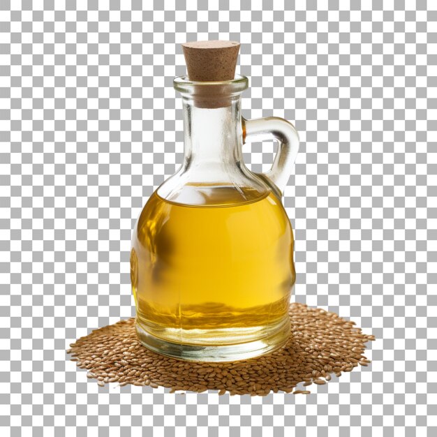 Cooking oil on transparent background