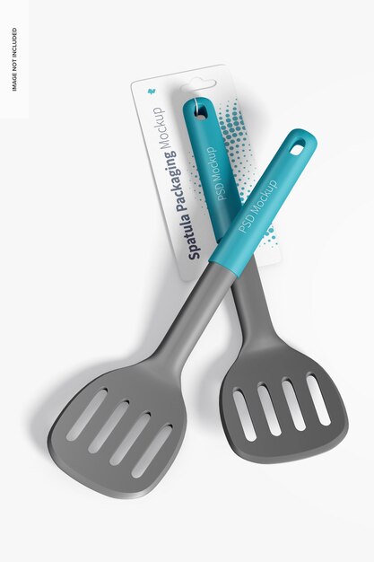 cooking spatula packaging mockup