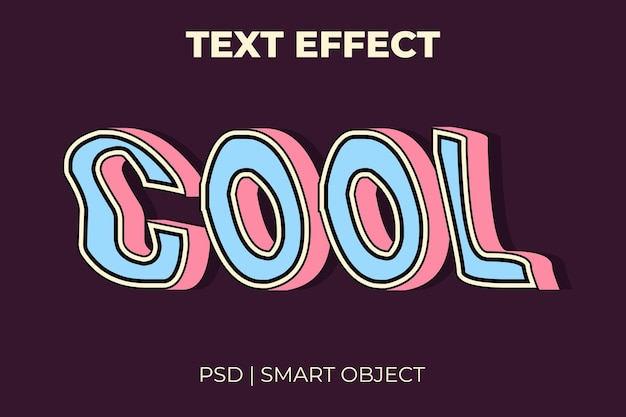 Cool 3d text effect
