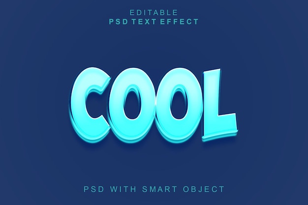 PSD cool 3d text effect