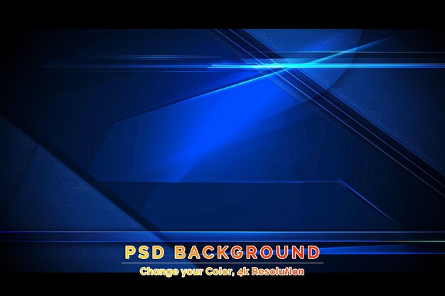 PSD cool blue diagonal shiny lines background