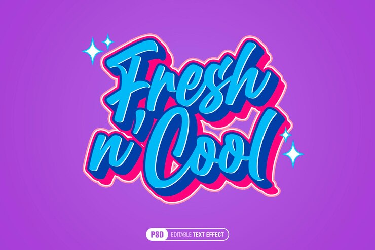 PSD cool calligraphy text effect