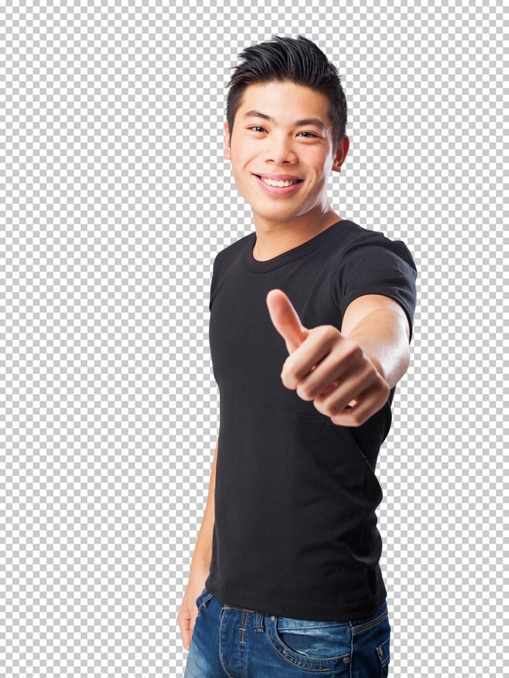 PSD cool chinese-man okay
