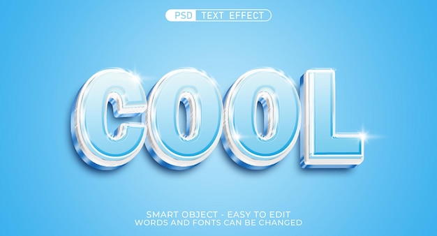 Cool editable text 3d style effect