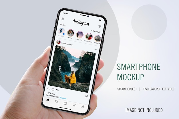 PSD cool smartphone mockup