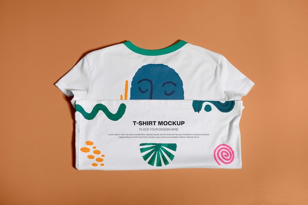 cool tshirt in studio mockup
