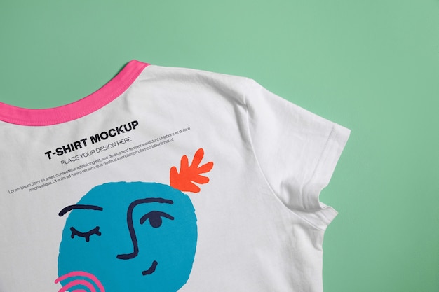 cool tshirt in studio mockup