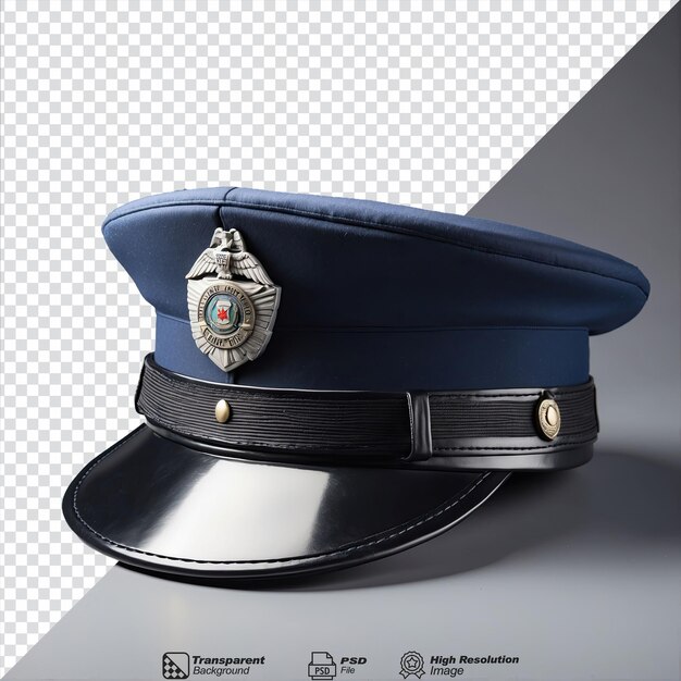 Cop hat isolated on transparent background