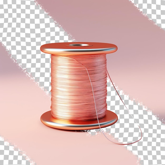 PSD copper wire on a spool