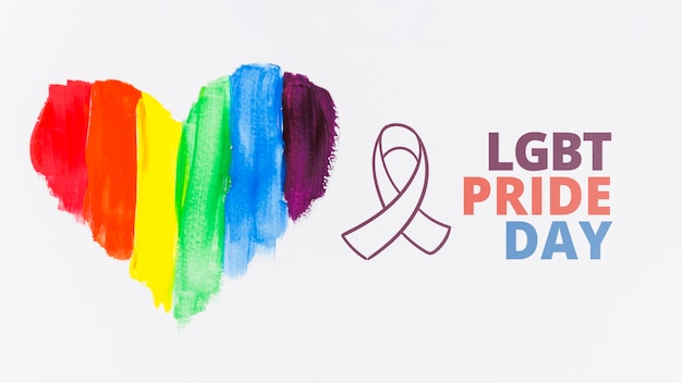 PSD copyspace mockup for lgbt pride day