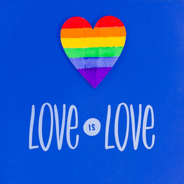 LGBT 프라이드 데이를위한 Copyspace 모형