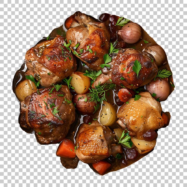 PSD coq au vin png z przezroczystym tłem