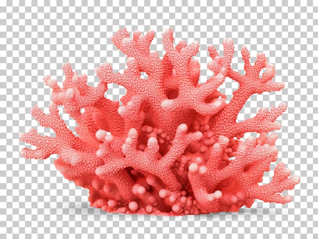 PSD coral isolated on transparent background png psd