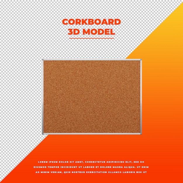 PSD corkboard