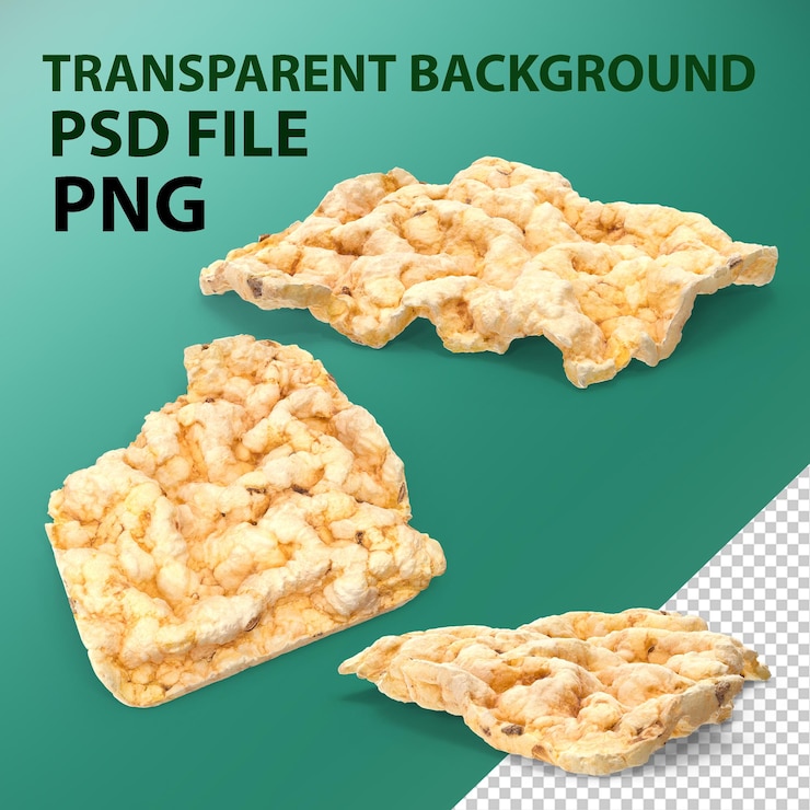 PSD コーンケーキスクエアpng